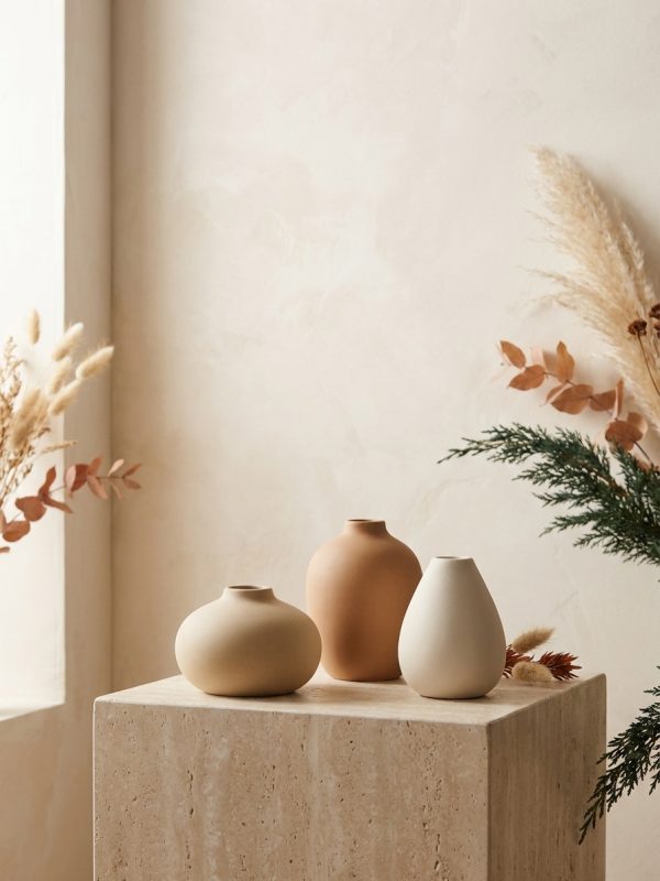 Duna Ceramic Bud Vase Set of 3