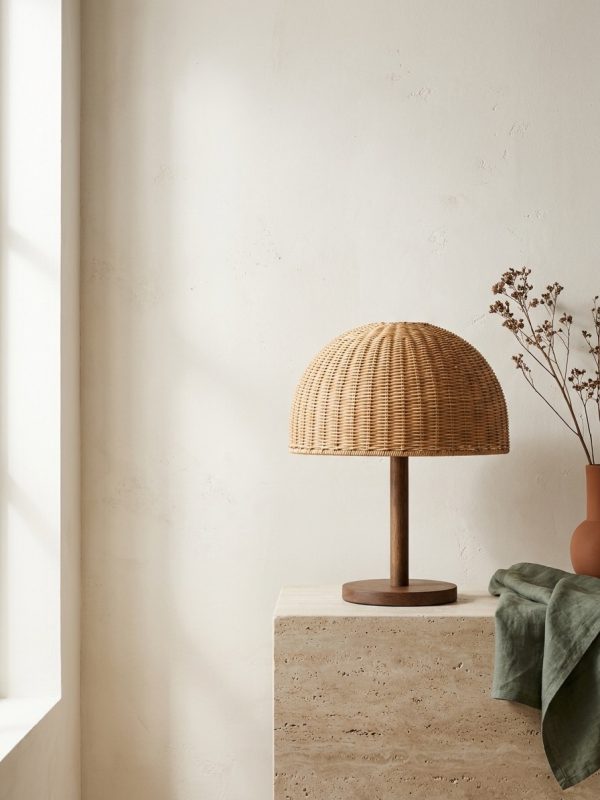 Onda Rattan Table Lamp