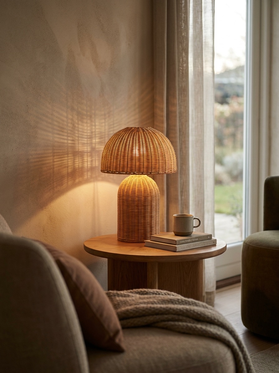 Onda Rattan Table Lamp - Image 2