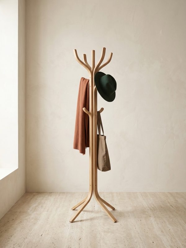 Rama Bent-Oak Coat Rack
