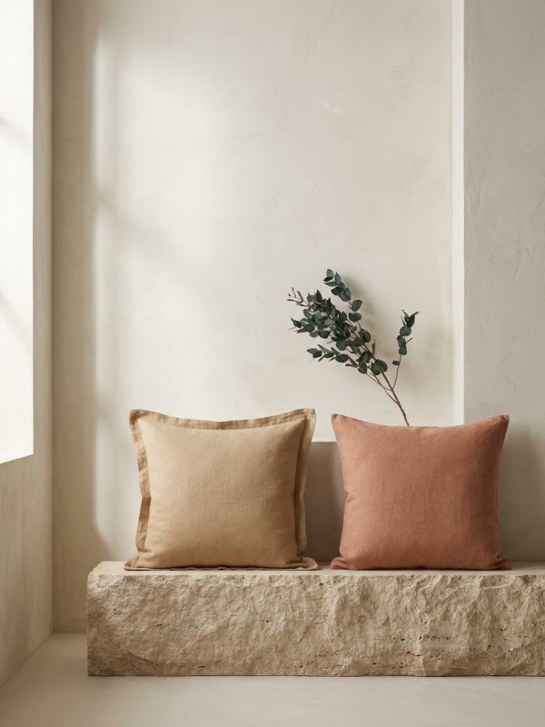 Sabbia Linen Cushion Cover Pair