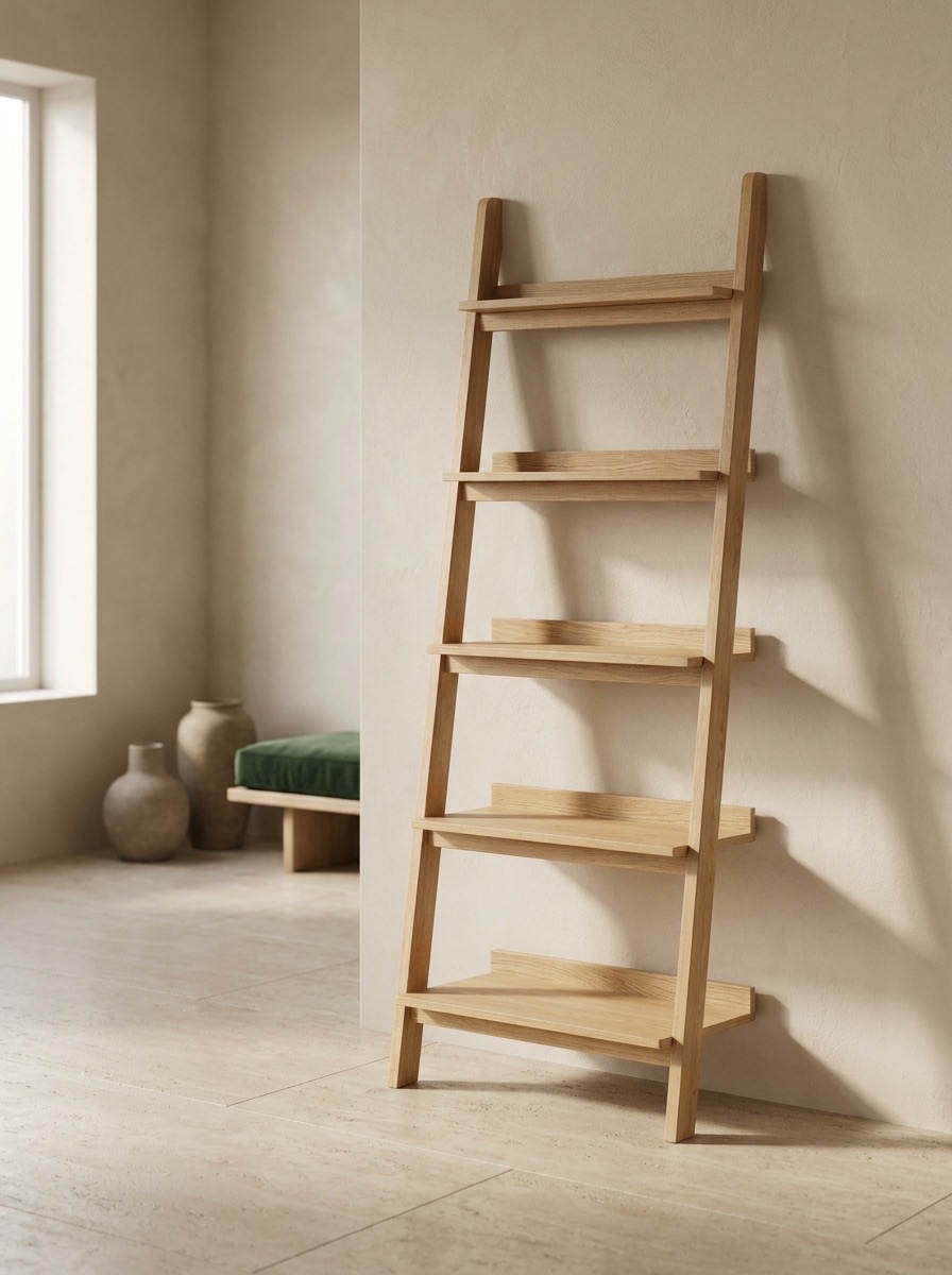 Scala Oak Ladder Shelf